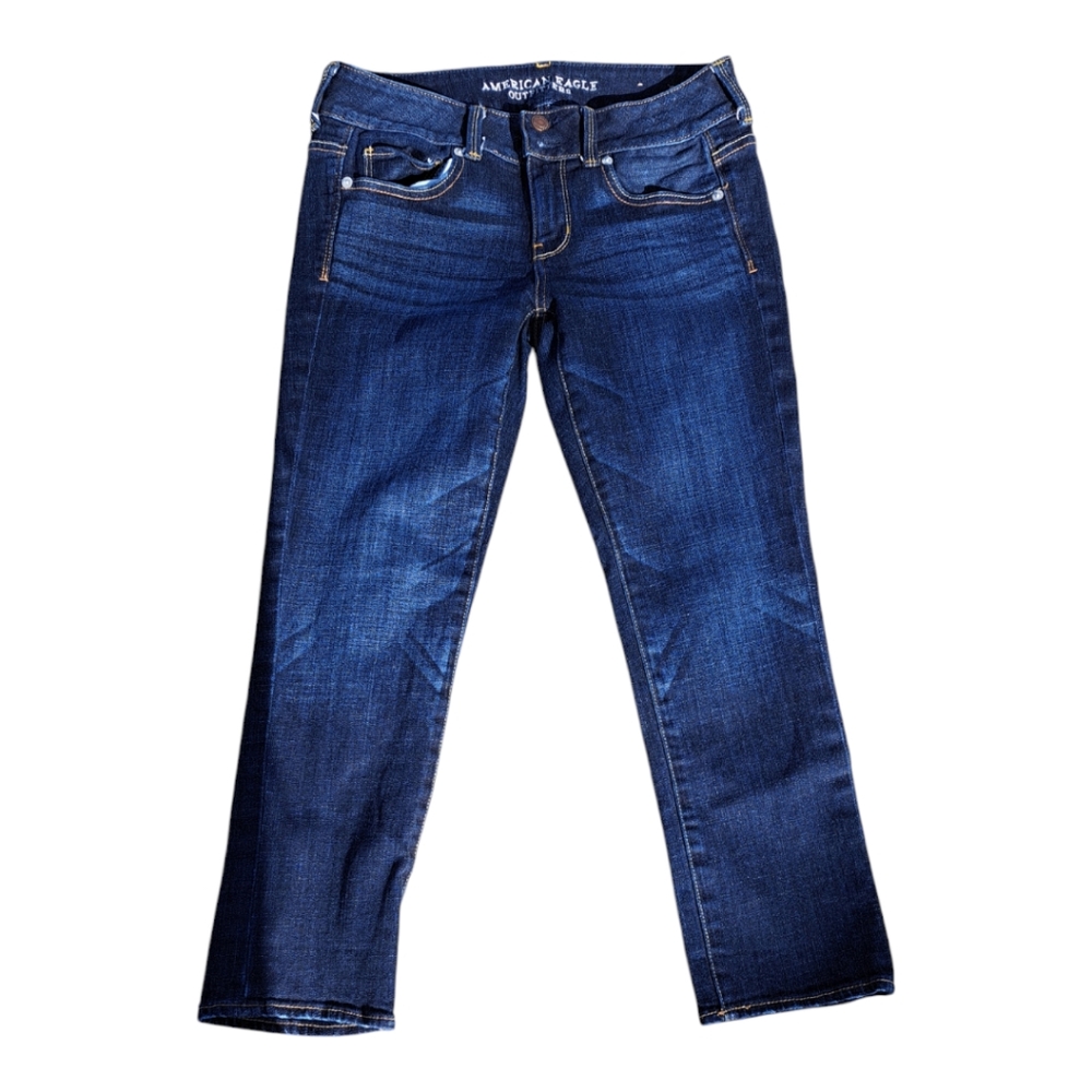 American eagle artist crop stretch jeans